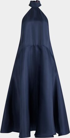 Altuzarra Becca Silk Halter Dress