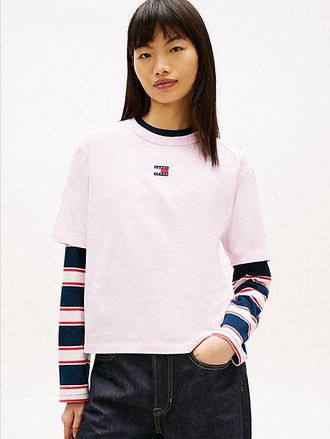 Tommy Hilfiger Tommy Badge Boxy Crew Neck T-Shirt