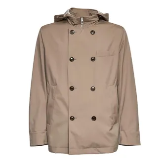 Montecore Hybrid Peacoat Parka Hooded Jacket