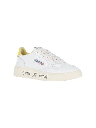 Autry Colorblock Leather Sneaker - White