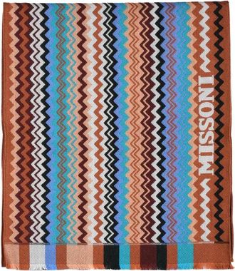 Missoni Brown Wool Scarf