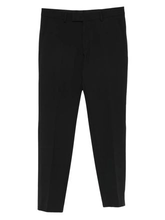 Karl Lagerfeld flat-front tailored trousers - Black