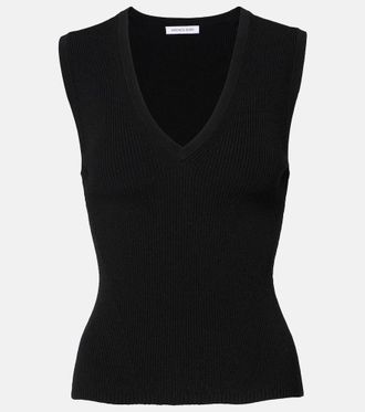 Veronica Beard Sid ribbed-knit top