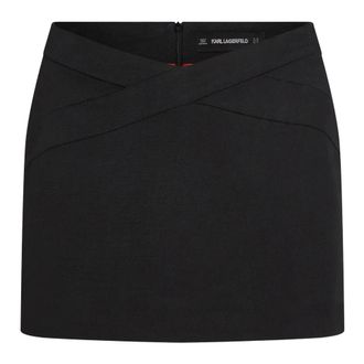 Karl Lagerfeld Mujer, Faldas, Negro, Talla: S