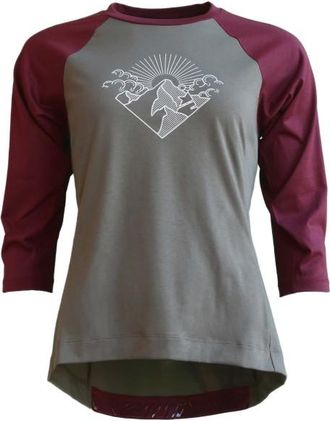 Zimtstern Pureflowz Shirt 3/4 Velotrikot f&uuml;r Damen | grau