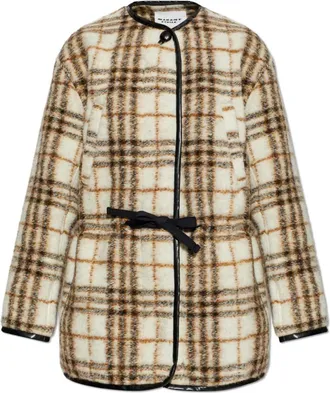 Isabel Marant Light Jackets, female, Brown, Size: L Ullana Jacket