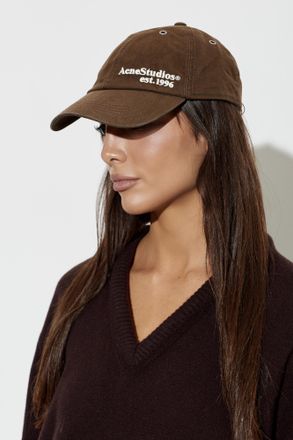 Acne Studios Baseball Cap, Unisex, Brown