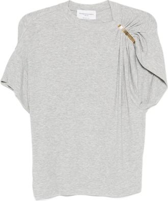 Brandon Maxwell T-shirt Faye - Grigio