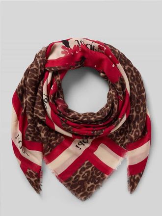 Joop Schal mit Allover-Animal-Print Modell Adalia in Camel, Gr&ouml;&szlig;e 1