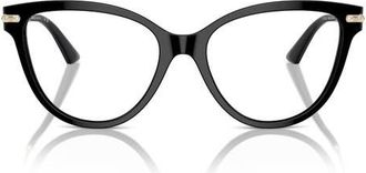 Jimmy Choo London 54nn Cat Eye Optical Glasses in Black/demo Lens at Nordstrom