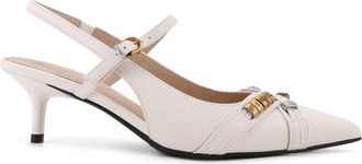 Pinko Gloria 18 Pump - Dames - Pumps - Wit - 36 EU - Leer - Schoenen
