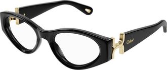 Chlo&eacute; Brillenmonturen - unisex - Brillen - Zwart - 53 MM - Accessoires