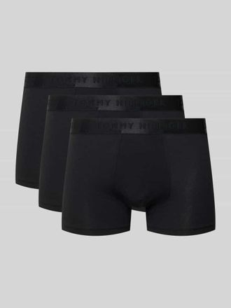 Tommy Hilfiger Slim Fit Trunks aus Modal-Mix im 3er-Pack in Black, Gr&ouml;&szlig;e XXL