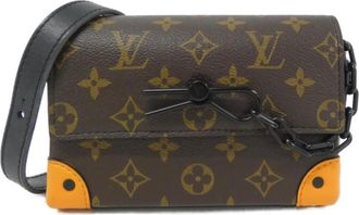 Louis Vuitton Marron Saffron Coated Canvas Shoulder Bag (Pre-Owned)