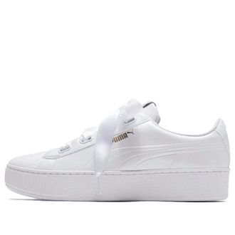 Puma (WMNS) PUMA Vikky Platform Ribbon White 366419-02