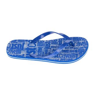 Just Cavalli Schoenen, Heren, Blauw, 46 EU, Polyester, E94 151 RMC Flip Flops