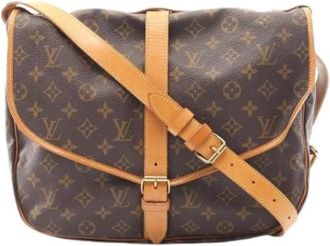 Louis Vuitton Pre-owned Cross Body Bags, female, Brown, Size: ONE SIZE Pre-owned Vintage Cross Body Bag