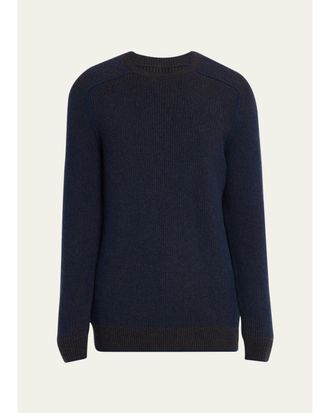 Sease Mens Dinghy Crewneck Cashmere Sweater