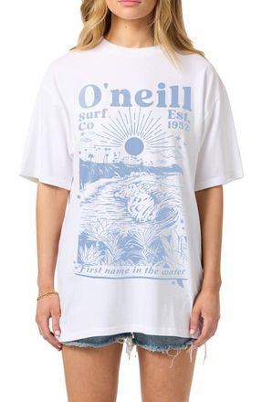 O'Neill Chore Break Oversize Cotton T-Shirt in White at Nordstrom, Size X-Small