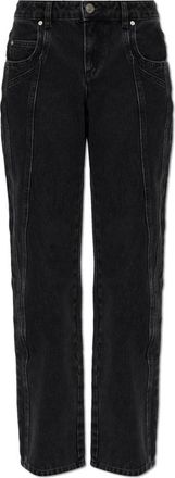 Isabel Marant Straight Jeans, female, Black, Size: XL Jaylis Jeans