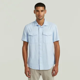 G-Star Marine Slim Overhemd - Lichtblauw - Heren