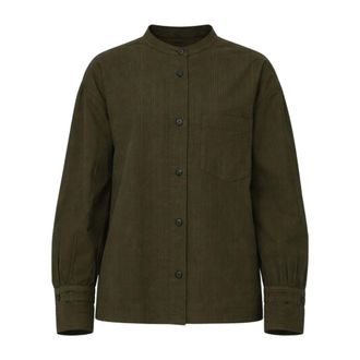 Pomandere Shirts, female, Green, Size: S 21625-760 Shirt