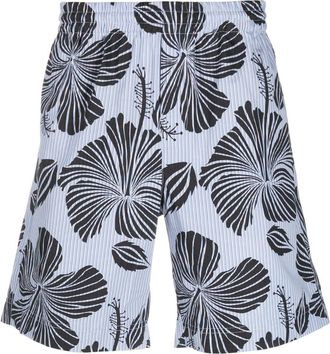 【送料&関税込】MSGM Logo Print Shorts Msgm logo-print shorts - men - Polyamide/Polyamide - 52