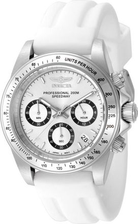 Invicta Speedway Chronograph Quartz Silver Dial Mens Watch 50488
