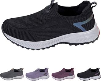 Generic Wide Toe Box Shoes Women Non-Slip Mesh Breathable Walking Athletic Tennis Sneakers Womens Lace Up Orthopedic Running Shoes Outdoor Lightweight Arch Su