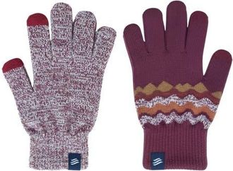 United By Blue The Merino Wool Mountain and Marled Knit Glove 2-pack in Burgundy at Nordstrom
