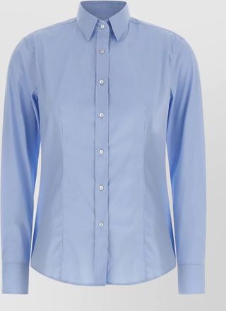 Xacus cotton-blend long-sleeve shirt