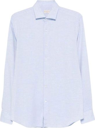 Xacus Light Blue Regular Solid Shirt