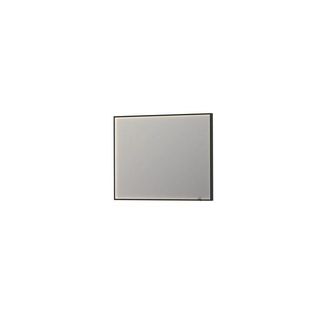 Bernacchini SP19 Spiegel - 120x4x80cm - LED onder en boven colour changing - dimbaar - in stalen kader - aluminium zwart mat
