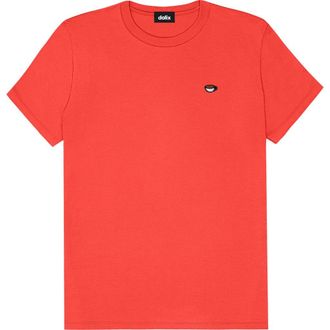 Dalix Womens Lil Coffee Jersey Tee in Poppy Red at Nordstrom, Size Medium