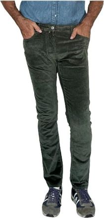 Jacob Cohen Chinos in velluto a coste - - Trousers - Uomo - Verde - W34