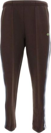 Lacoste Broeken, Heren, Bruin, M, Katoen, Made in France Trainingsbroeken