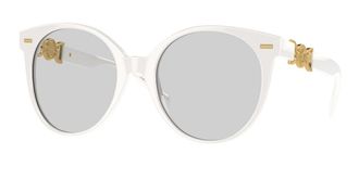 Versace VE4442 314/M3 Womens Sunglasses White Size 55