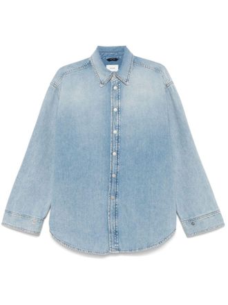 Haikure New Ofelia denim blouse - Blauw