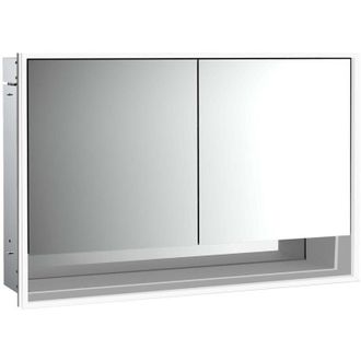 Emco Emco - Loft Armario Con Espejo Iluminado Y Estante Inferior, 1200mm, 2