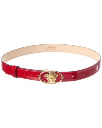 Versace Medusa Patent Belt