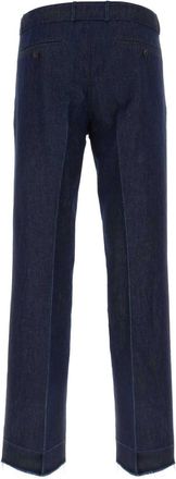Lanvin Mens Dark Blue Denim Pant Cotton - Size 30 (Waist)