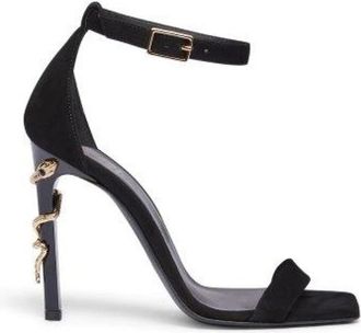 Fabi Hoge Hak Sandalen - Dames - Sandalen met hakken - Zwart - 39 EU - Su&egrave;de - Schoenen