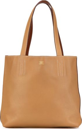 Herm&egrave;s Pre-owned Womens Leather Tote Bag - Tan - One Size