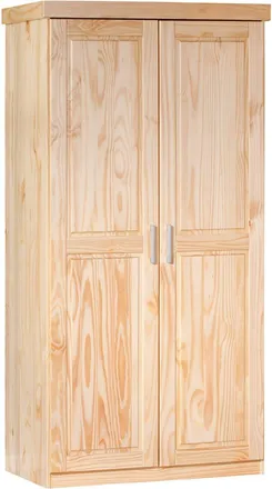 Dmora Armario 2 Puertas - Roble Marr&oacute;n 95x190 Cm