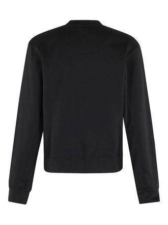 adidas by Stella McCartney Logo-Print Cotton Sweatshirt - Black