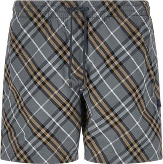 Burberry Blue Swim Check