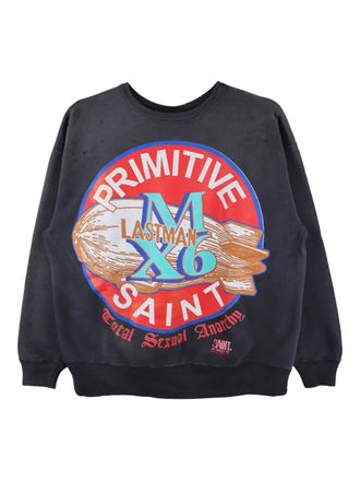 Saint Mxxxxxx Primitive sweatshirt - Black
