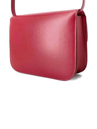 Celine 2010-2025 Medium Calfskin Classic Box crossbody bag - Red