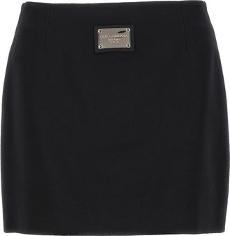 Dolce & Gabbana Black DNA skirt