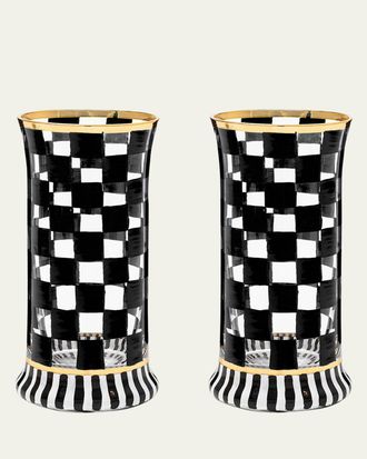 MacKenzie-Childs Carnival Highball Glasses, Set of 2
